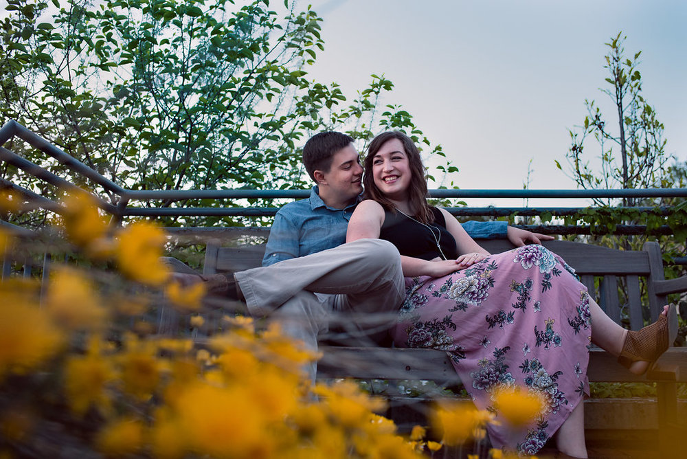 Raleigh JC Raulston Arboretum Engagement Session from Charlotte Wedding Photographers