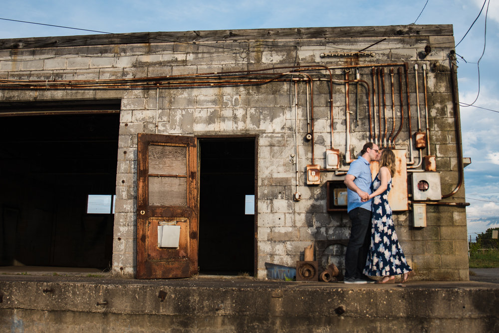 Camp North End Engagement Session from Charlotte Wedding Photographer