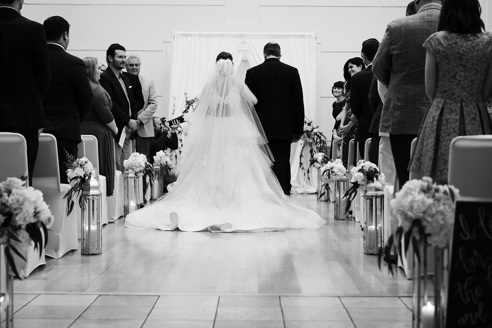 Wedding Ceremony at the Levine Museum of the New South from Charlotte Wedding Photographer