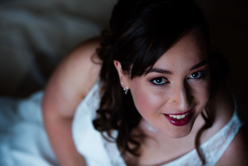 Bridal Portrait at The Oaks at Salem Wedding in Apex, NC by Charlotte Wedding Photographers