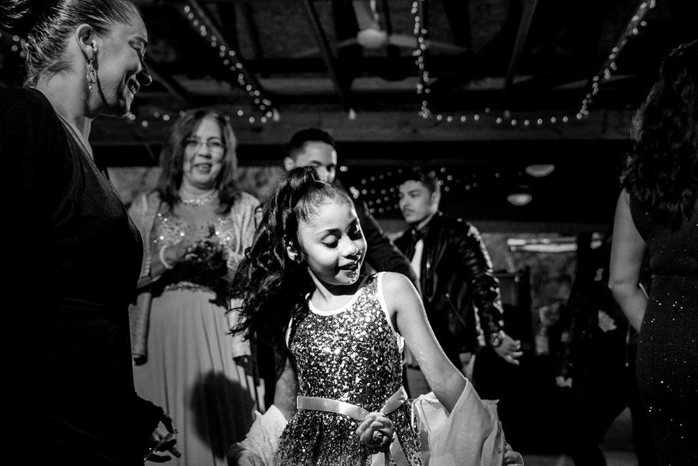Dancing at Reception at Quarry at Carrigan Farms by Charlotte Wedding Photographers