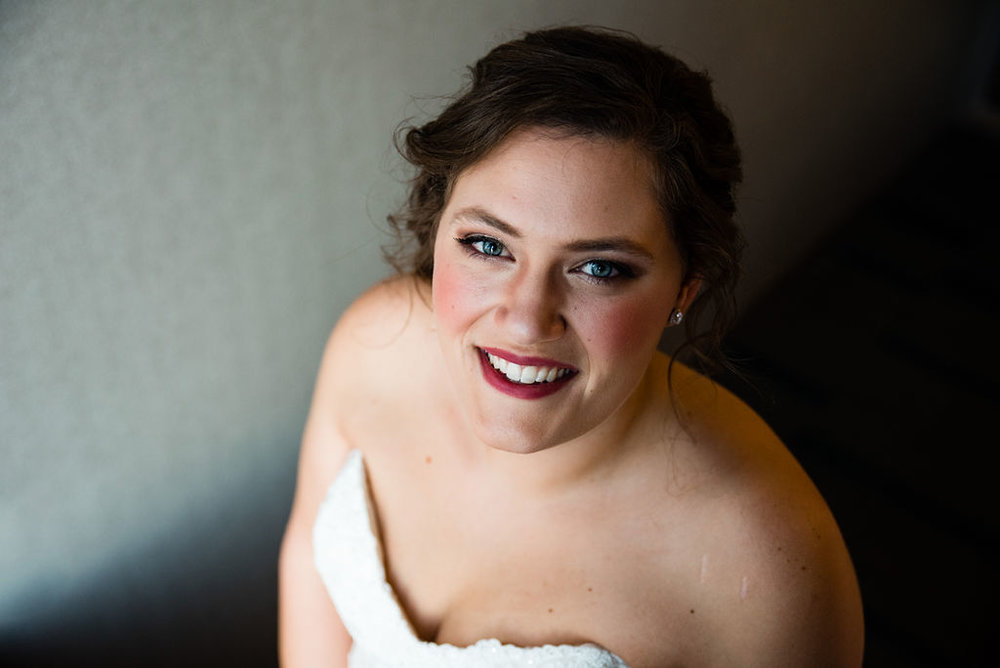 Bridal Portrait at Aloft Charlotte by Charlotte Wedding Photographers