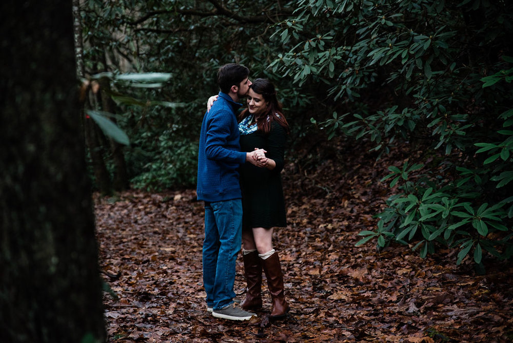South Mountain Fall Engagement Session by Charlotte Wedding Photographers