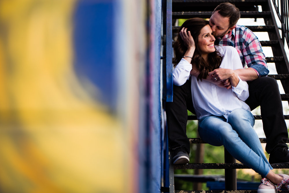 Engagement Shoot in Plaza Midwood from Charlotte NC Wedding Photographers