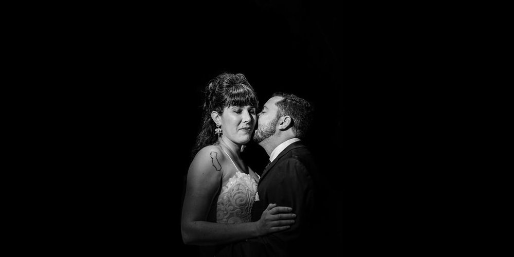 Bride and Groom Portrait by Charlotte Wedding Photographers
