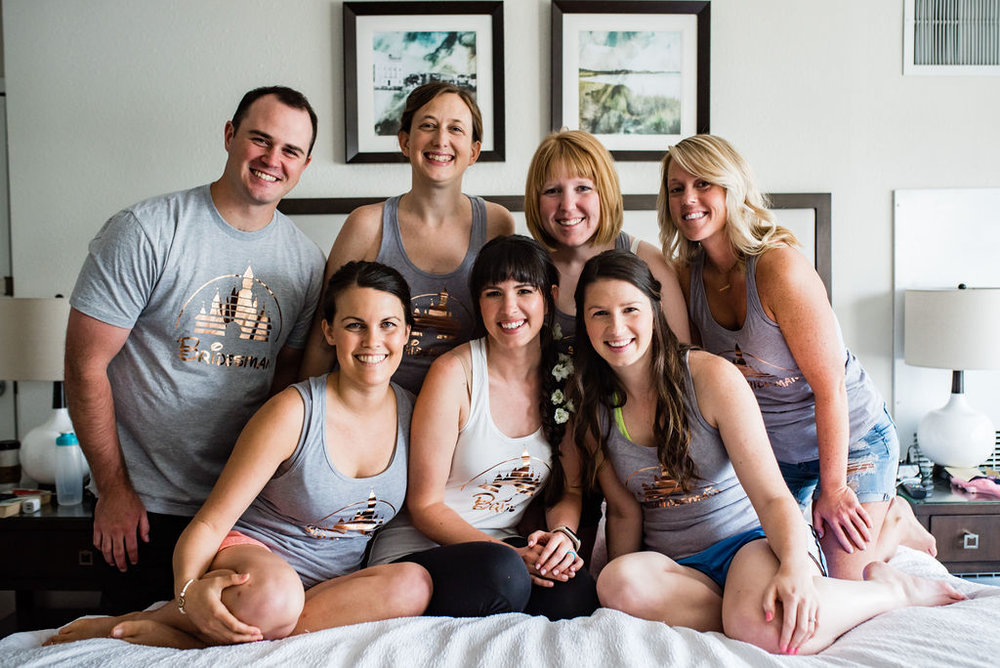 Bridal Party at Hotel Ballast in Wilmington NC by Charlotte Wedding Photographers