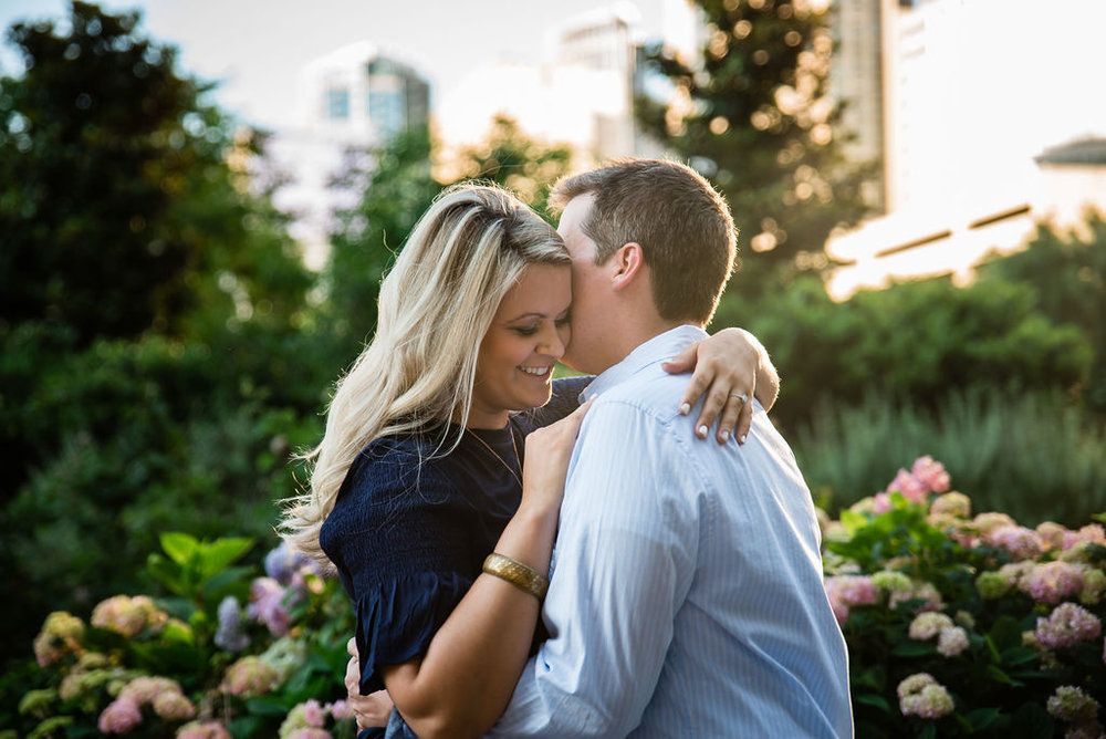 Uptown Charlotte Engagement Session by Charlotte Wedding Photographers