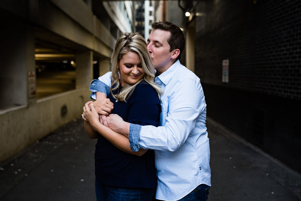 Uptown Charlotte Engagement Session by Charlotte Wedding Photographers