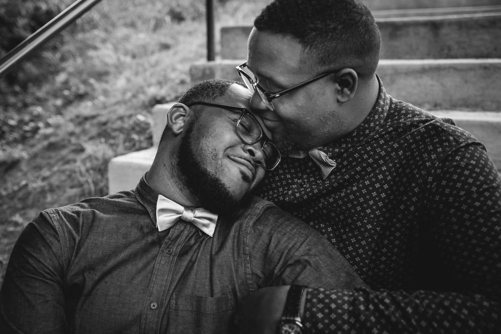 Same Sex Gay Couple Engagement Session by Charlotte Wedding Photographers