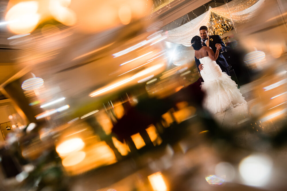 Fall Providence Country Club wedding reception dancing by Charlotte Wedding Photographer