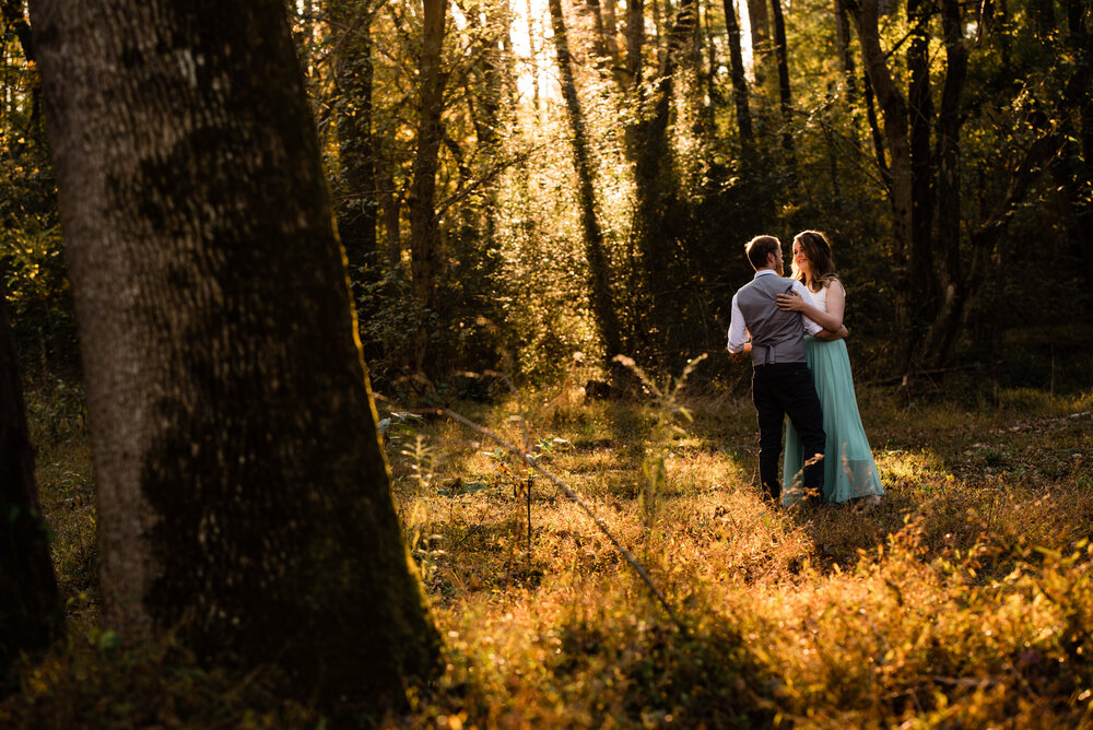 Green Omnivore Farm Engagement Session dancing by Charlotte Wedding Photographers