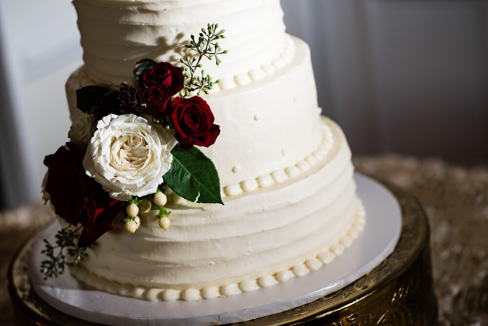 Fall Providence Country Club wedding Edible Art cake by Charlotte Wedding Photographer