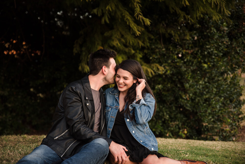Little Sugar Creek Greenway Engagement Session by Charlotte Wedding Photographers