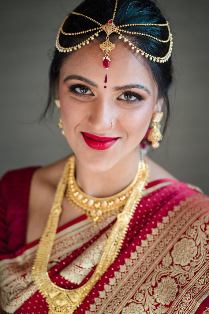 Indian Bridal Portrait in Charlotte North Carolina