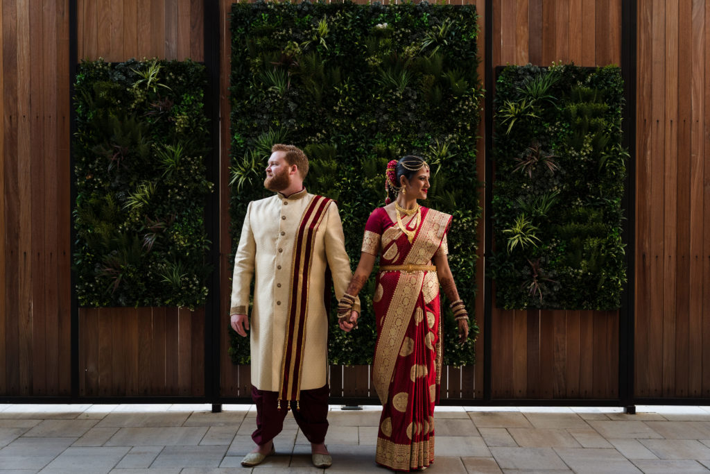 Indian Bride and Groom at Canopy by Hilton South Park