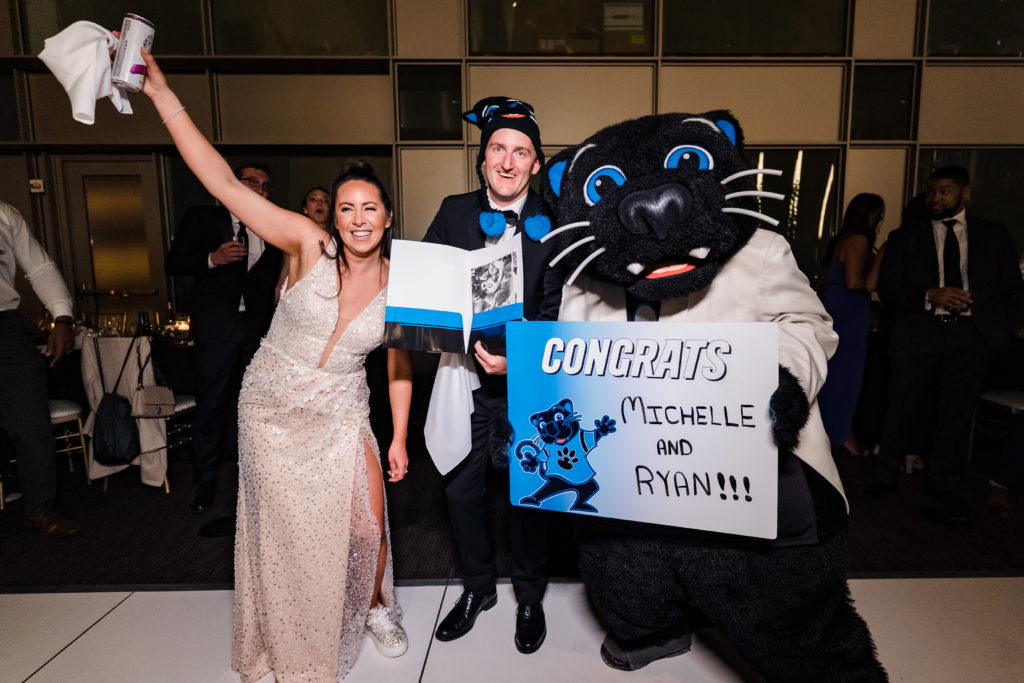 Sir Purr visits couple for wedding at the Urban Garden