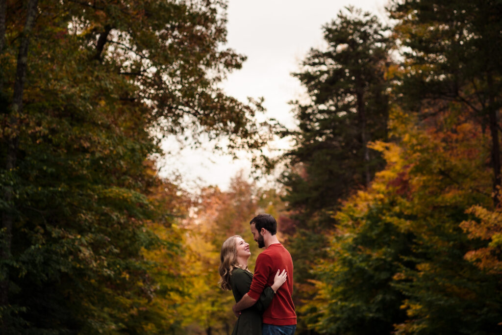 Fall Lake Norman State Park engagement session