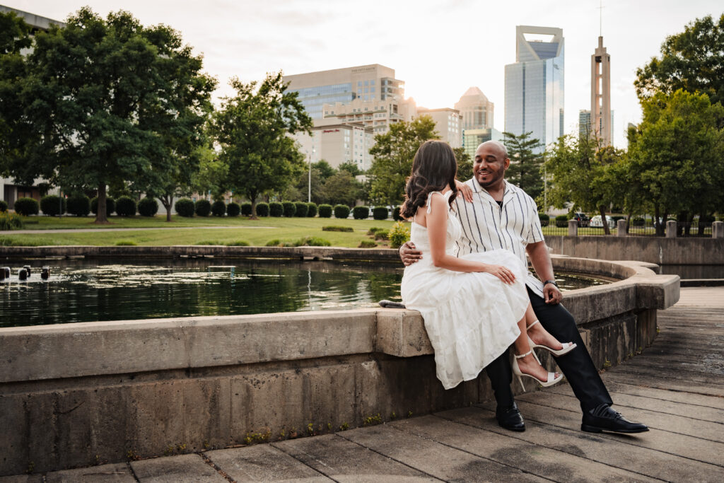 Marshall Park Charlotte Engagement Session Photos