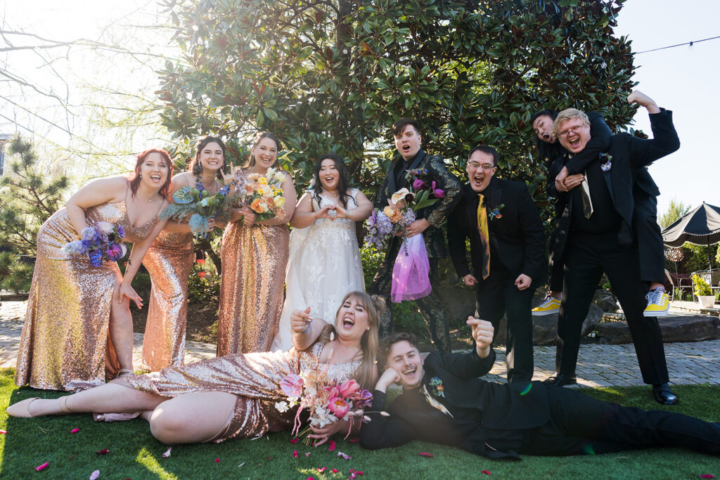 Final Fantasy inspired wedding party