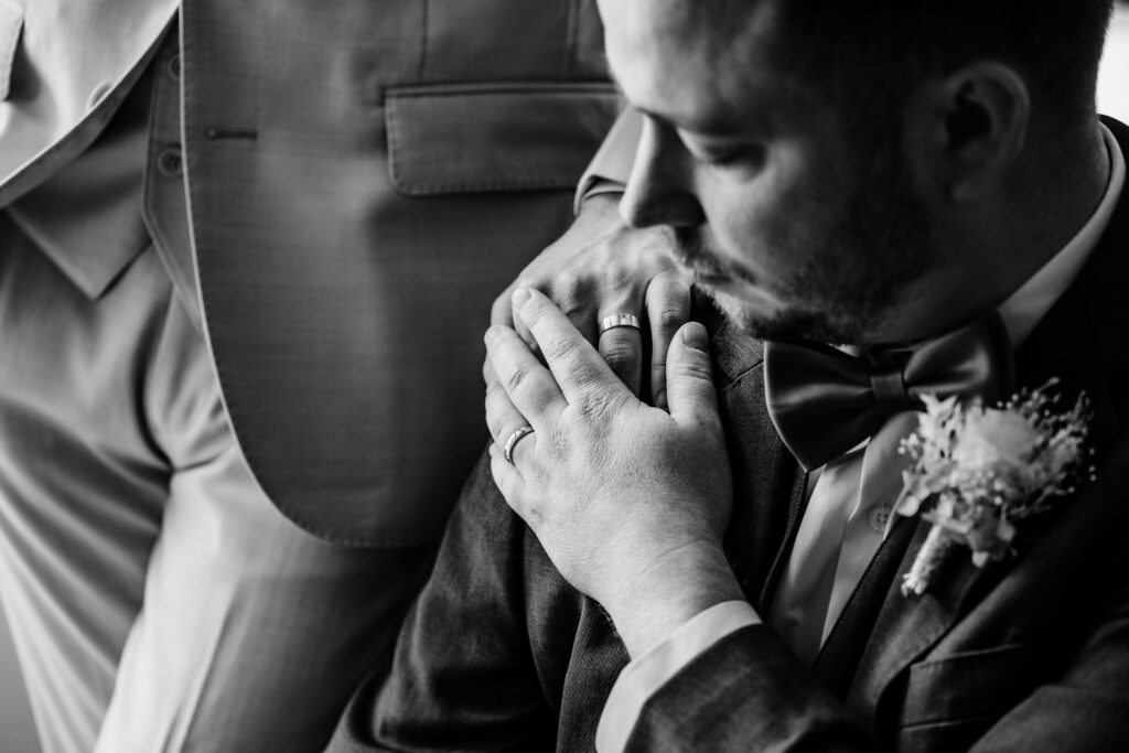 groom portraits Intimate Louisville Kentucky wedding